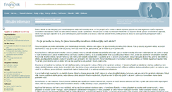Desktop Screenshot of akcie.financnik.cz